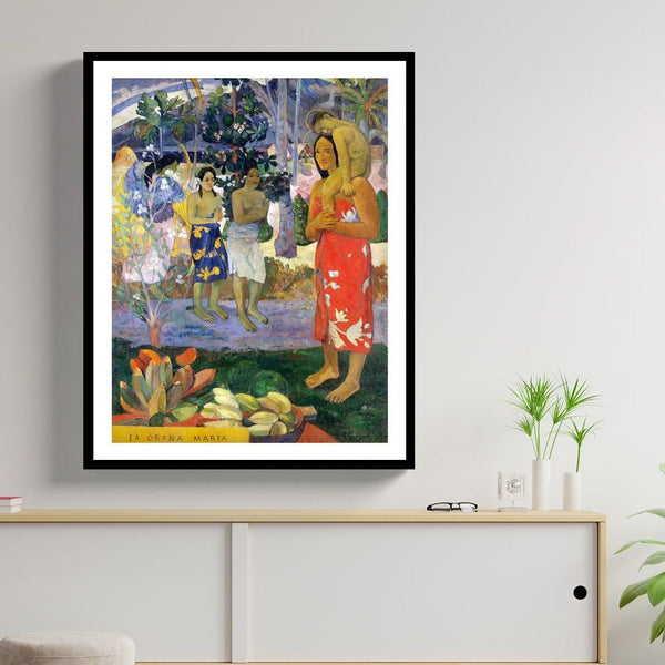 "paul gauguin paining - Hail Mary 1"
