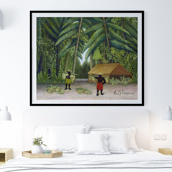 "henri rousseau painting - Banana Harvest 1"
