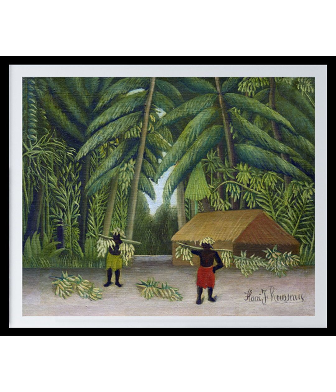 "henri rousseau painting - Banana Harvest"