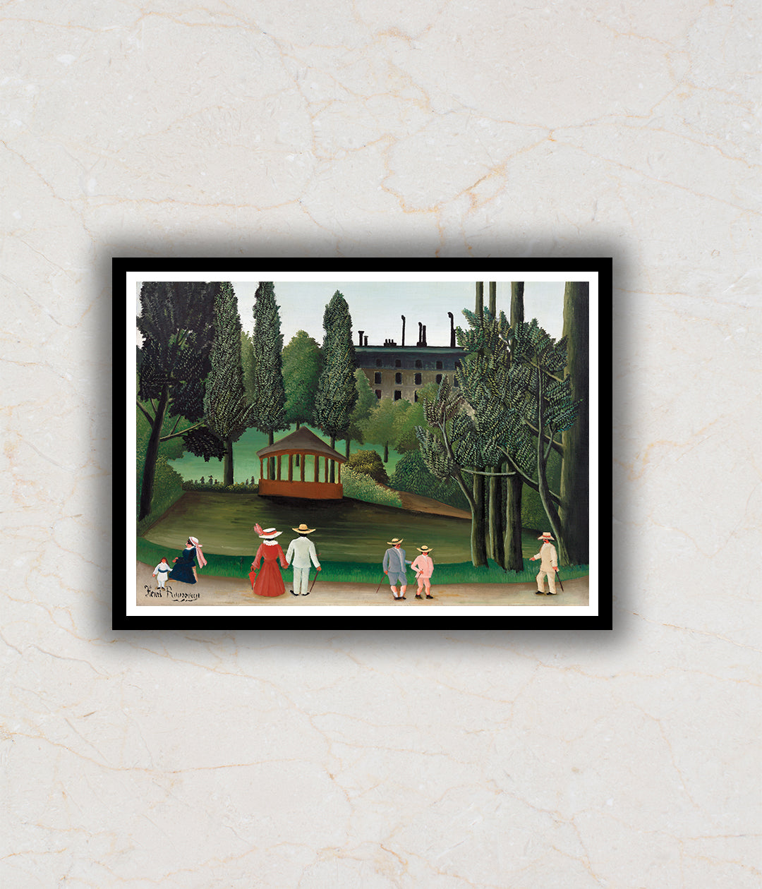 "View of Montsouris Park, the Kiosk"