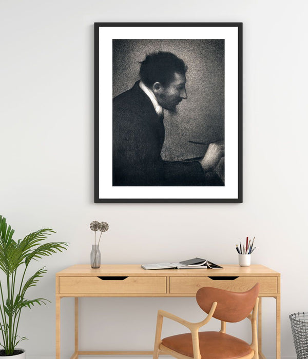 "Seurat Paintings - Portrait of Edmond Francois 1"