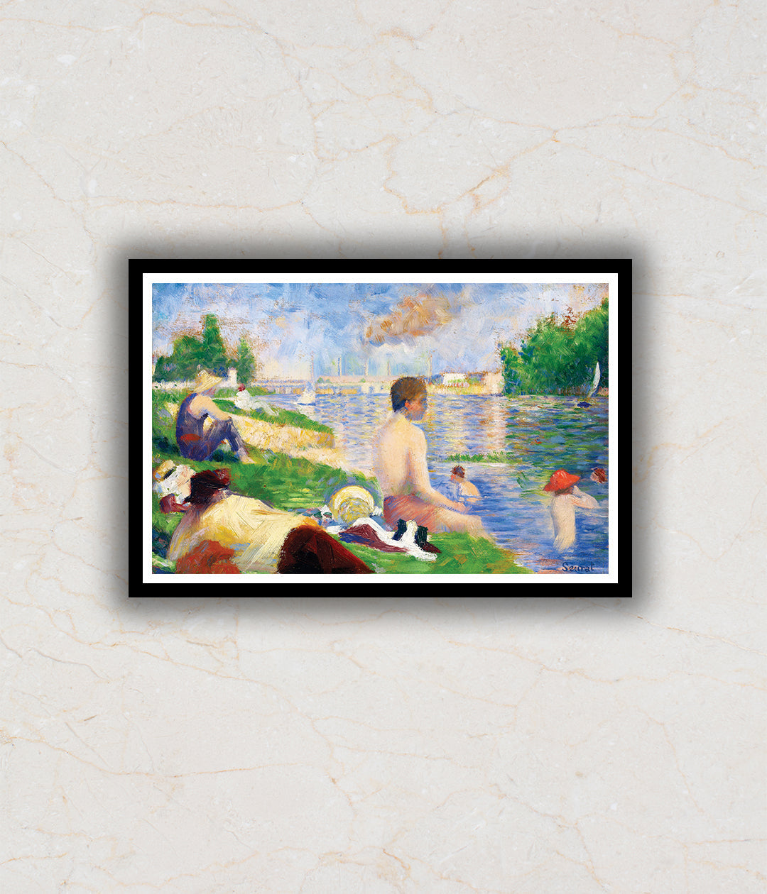 "Final Study for ‰ÛÏBathers at Asni̬res‰۝"
