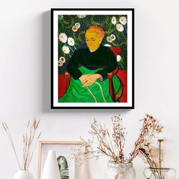 "The Berceuse, Woman Rocking a Cradle Vincent Van Gogh Painting 1"