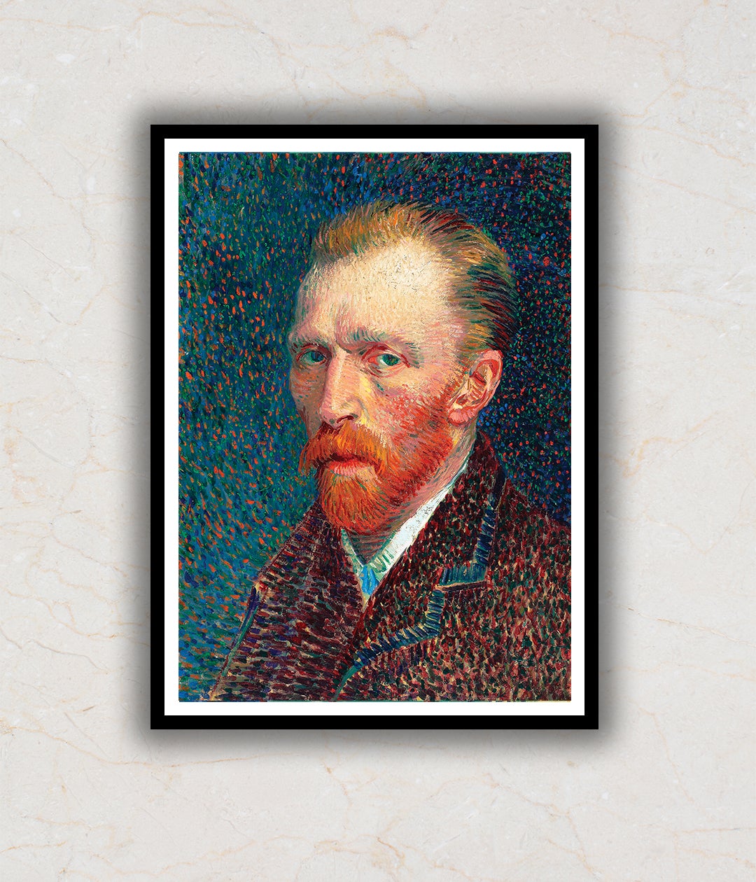 "Vincent van Gogh's self-portrait Vincent Van Gogh Painting"