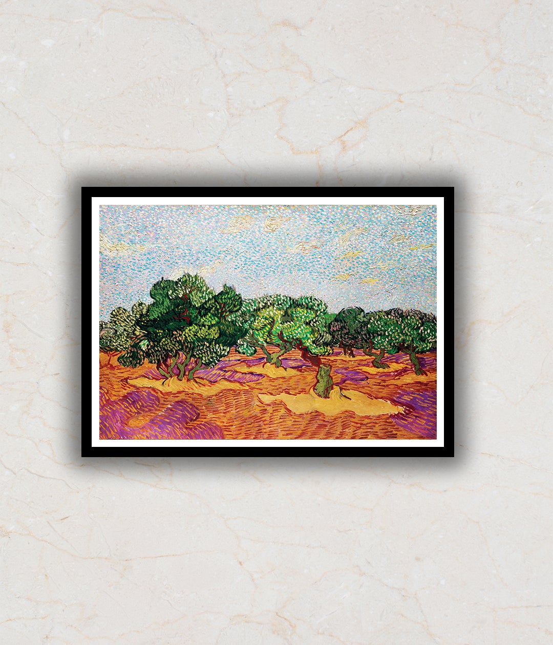 "Olive Trees Vincent Van Gogh Painting"