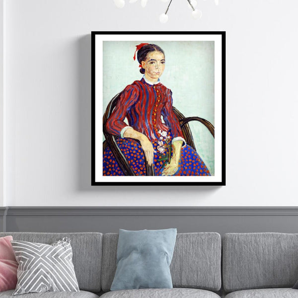 "La Mousme Vincent Van Gogh Painting 1"