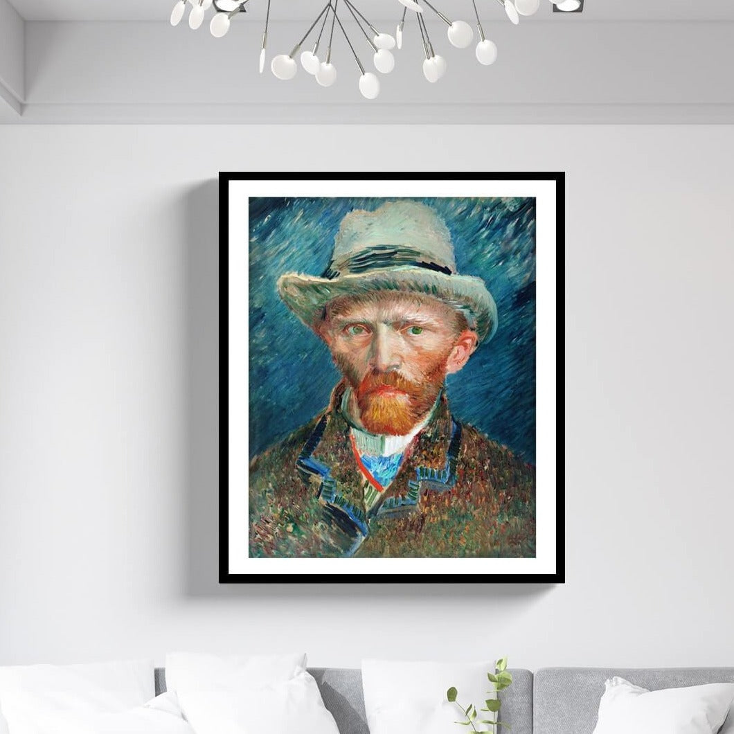 "Self-portrait Vincent Van Gogh Painting 1"