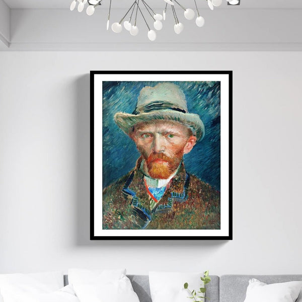"Self-portrait Vincent Van Gogh Painting 1"