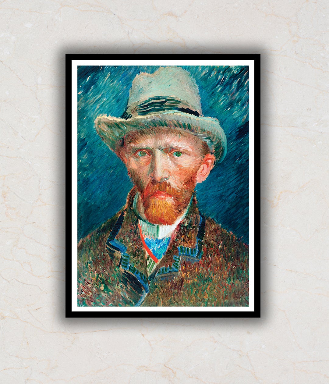 "Self-portrait Vincent Van Gogh Painting"