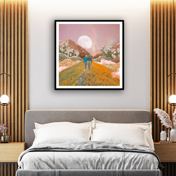 "The Path to Forever illustration Art painting For Home wall Decor"