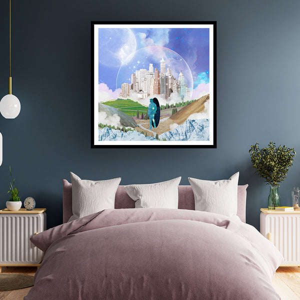 "The Wonderland illustration Art painting For Home wall Decor"