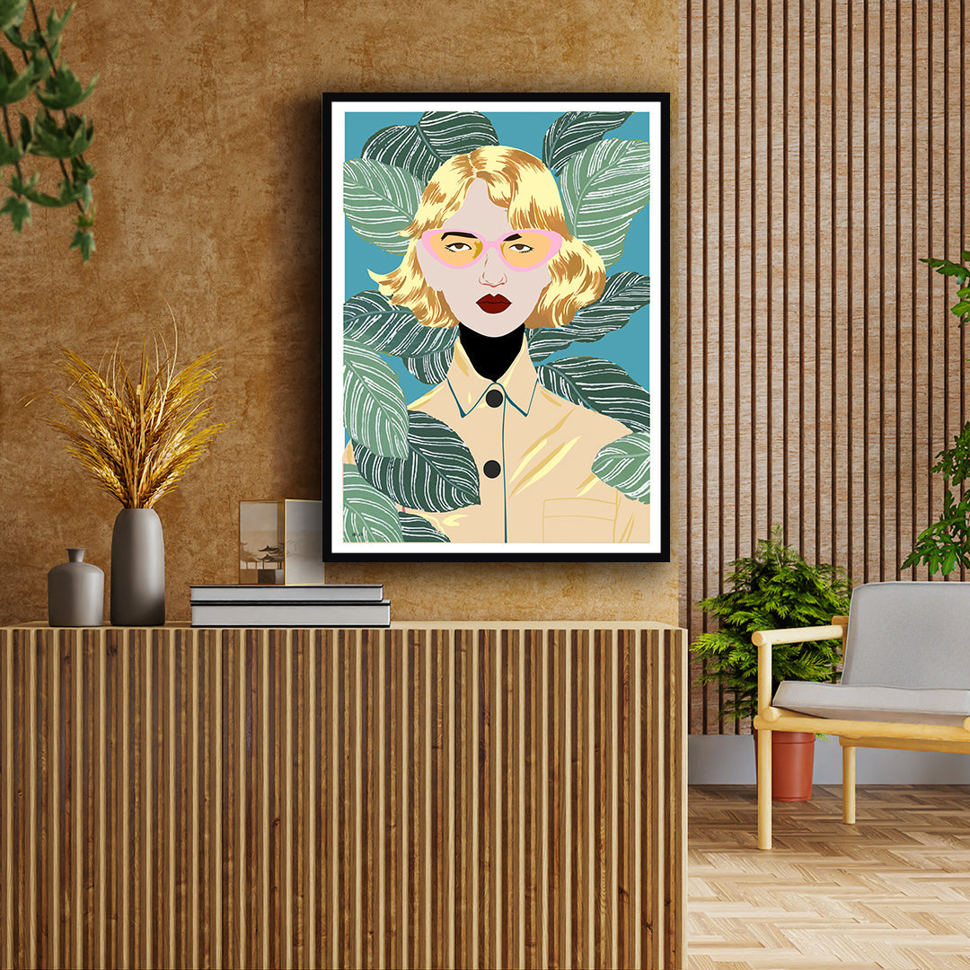 "Homecoming Queen Boho Art Painting For Home Wall Art Decor"