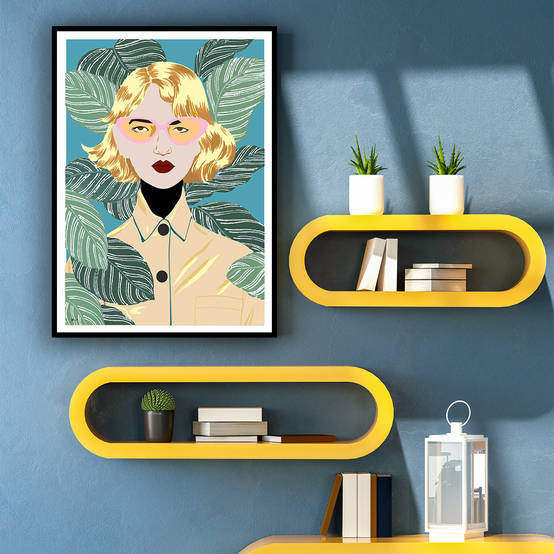 "Homecoming Queen Boho Art Painting For Home Wall Art Decor"