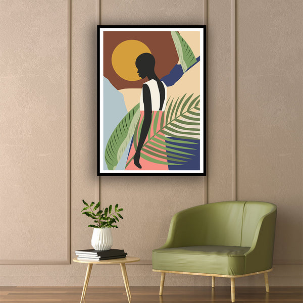 "Child of the Dusk Boho Art Painting For Home Wall Art Decor"