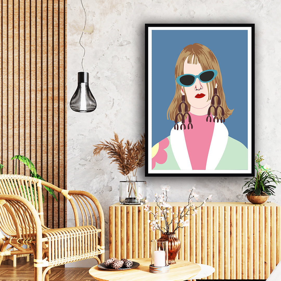 "Reckless Boho Art Painting For Home Wall Art Decor"
