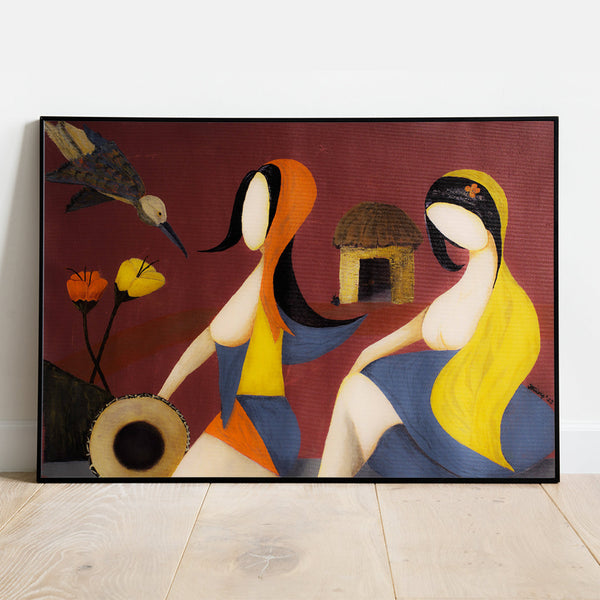 "Sojourn Artwork Painting by Anurag Anand For Home Wall Art"