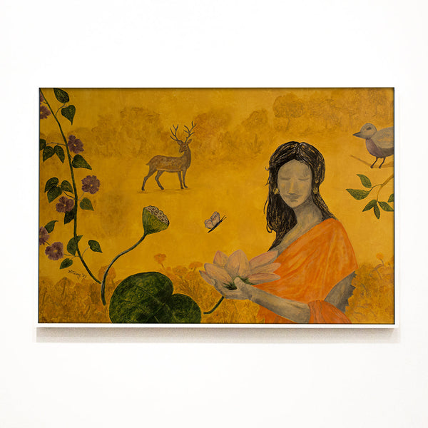 "Enchantment Artwork Painting by Anurag Anand For Home Wall Art"