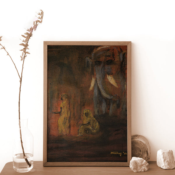 "Faith Artwork Painting by Anurag Anand For Home Wall Art"