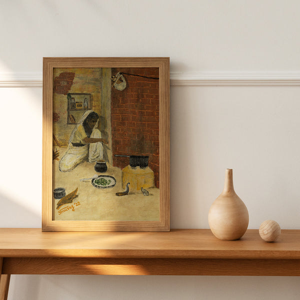 "The House Artwork Painting by Anurag Anand For Home Wall Art"