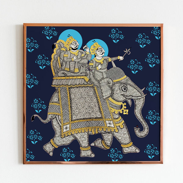 "The King and The Soldier Artwork Left Painting For Home Wall Decor"