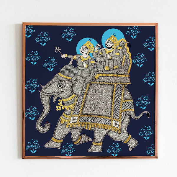 "The King and The Soldier Artwork right Painting For Home Wall Decor"