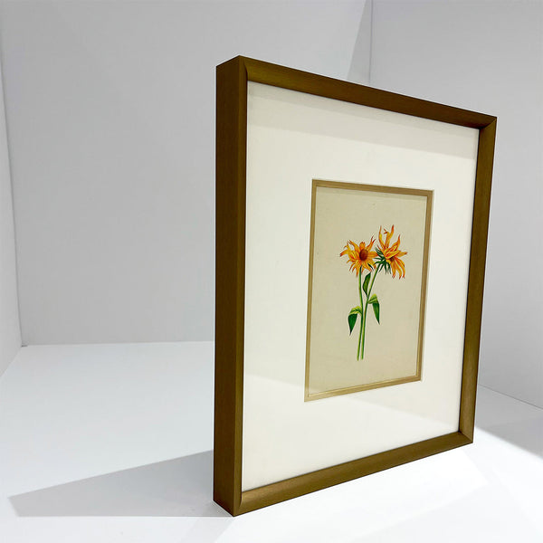 "Sunflower Metal Framed Floral Artwork Painting 2"