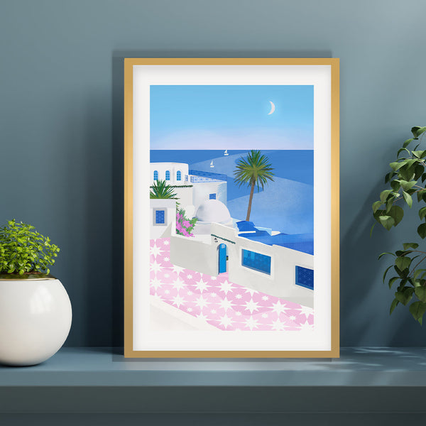 "Tunis Petra Lidze Painting Artwork For Home Wall Dacor"