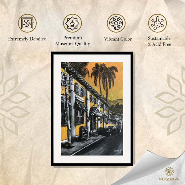 "Gully Gully, Fort Kochi Painting Artwork By Bharat For Home Wall"