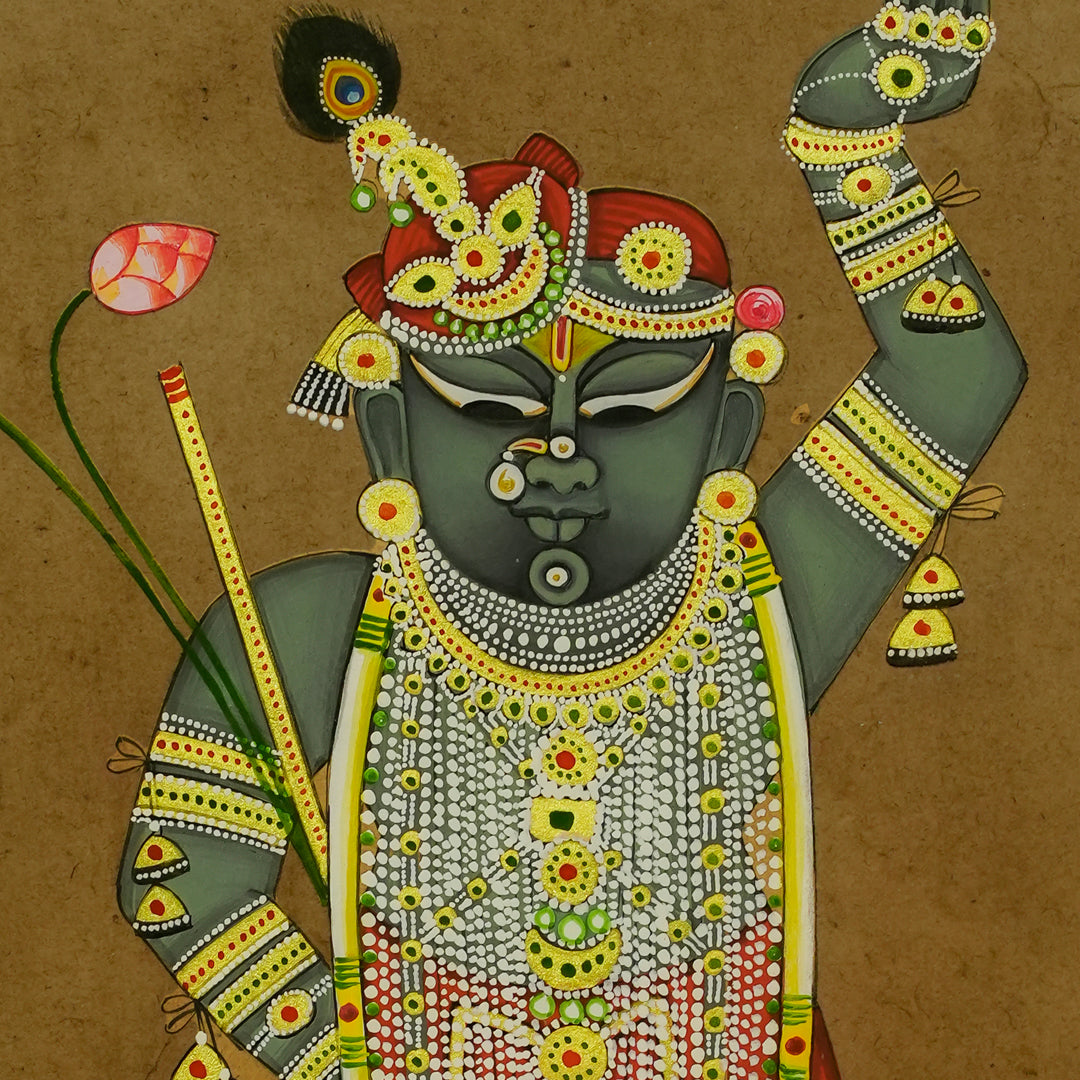 "The Grandiose of Shrinathji Pichwai Artwork Painting For Home Wall Decor"