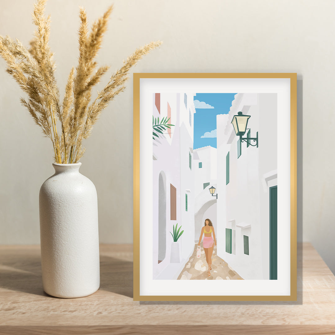 "Menorca Painting Artwork For Home Wall Decor"