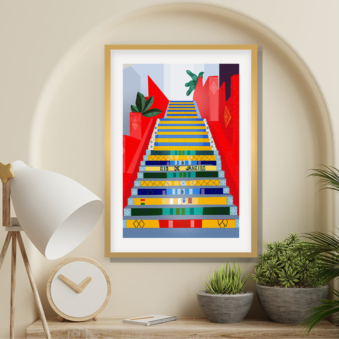 "Rio de Janeiro Petra Lidze Painting Artwork For Home Wall Decor"