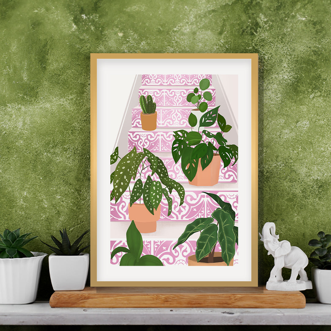 "Plants Petra Lidze Painting Artwork For Home Wall Decor"