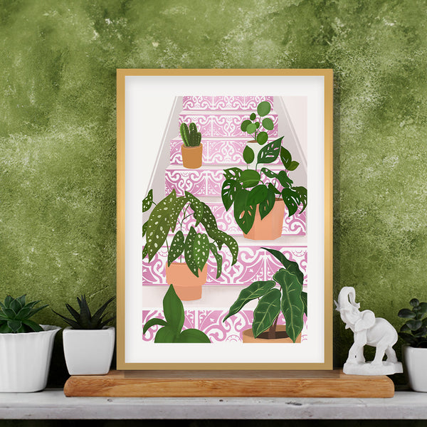 "Plants Petra Lidze Painting Artwork For Home Wall Decor"