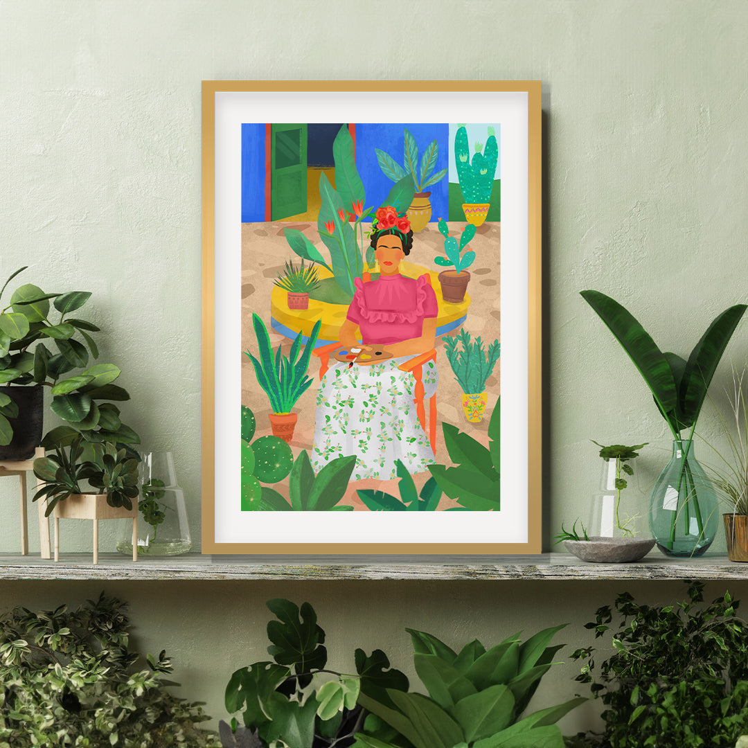 "Frida Petra Lidze Painting Artwork For Home Wall Decor"