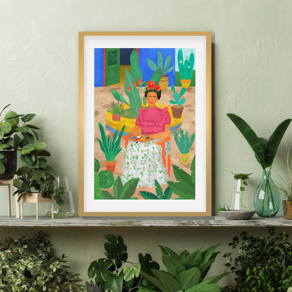 "Frida Petra Lidze Painting Artwork For Home Wall Decor"