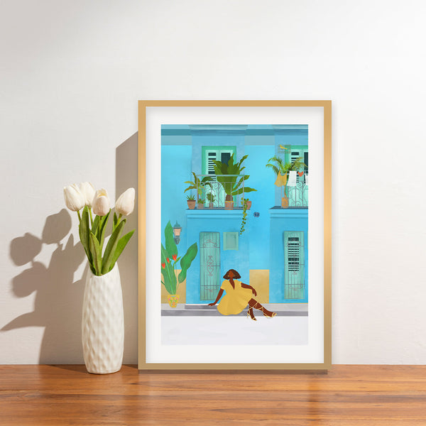 "Cuba Petra Lidze Painting Artwork For Home Wall Decor"