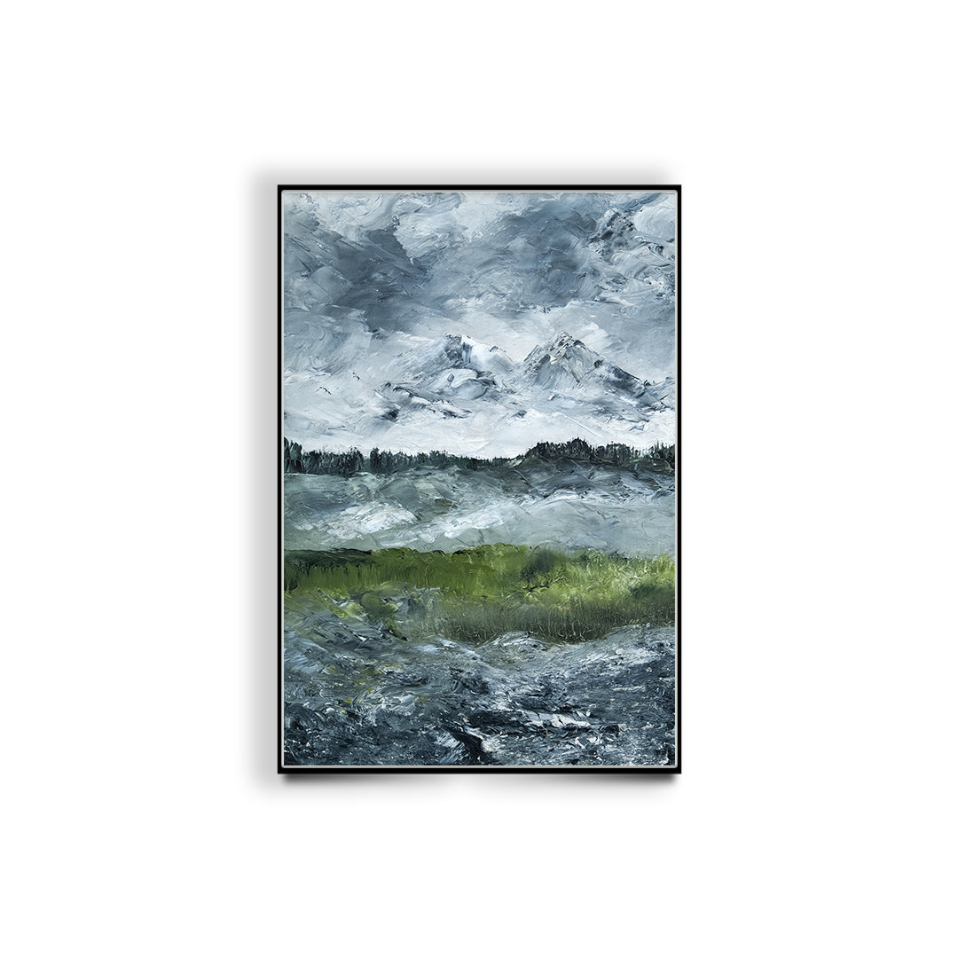 "Premium Glacier Abstract Wall Art Painting For Home Wall Decor"