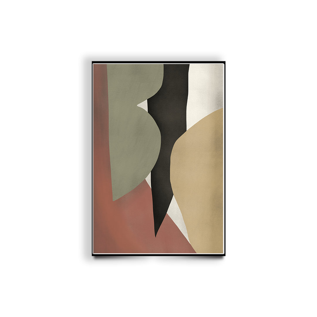 "Premium Tropical Abstract Shapes Abstract Wall Art Painting For Home Wall Decor"