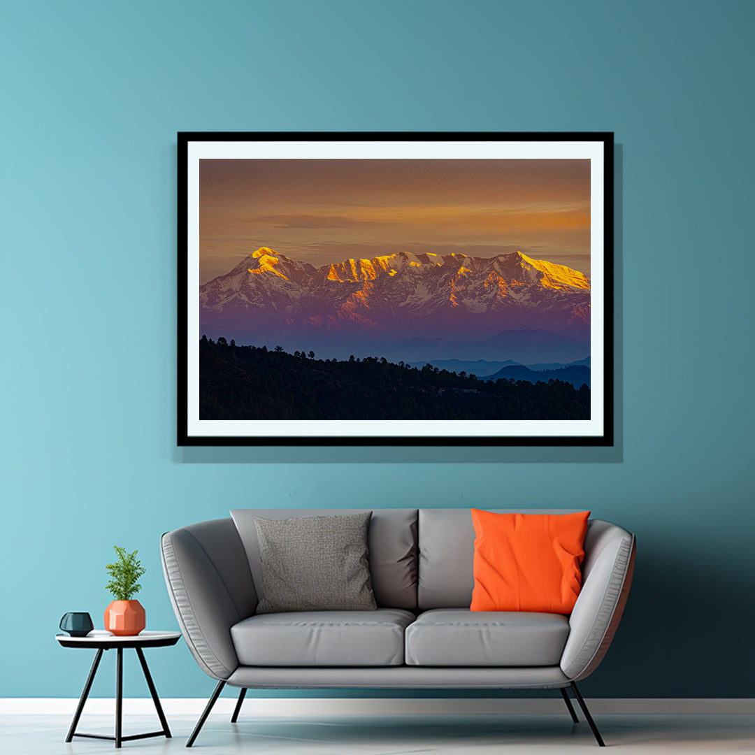 Soar high like the Himalayas By Avinash Singh Artwork Painting For Living Space Wall Decor