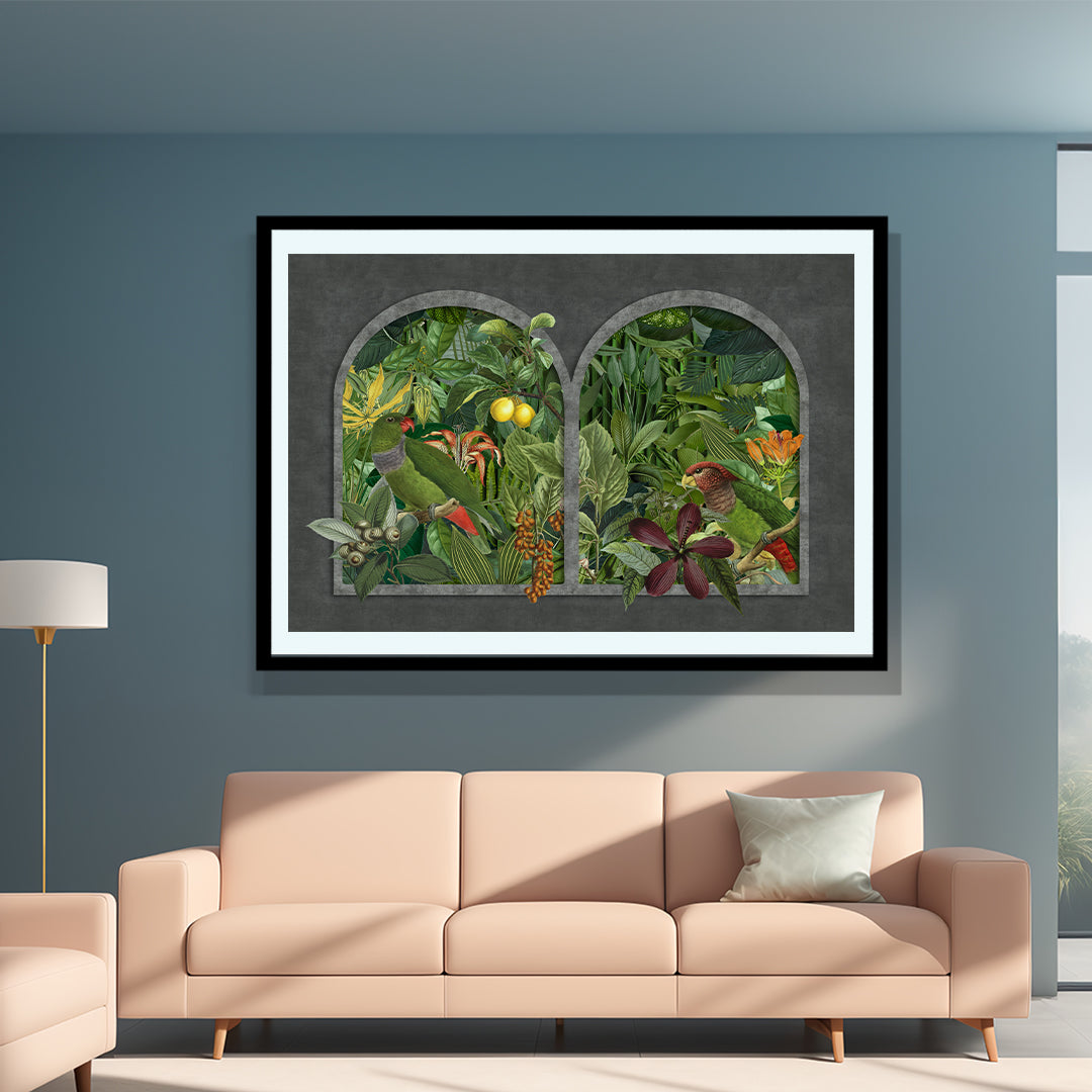 Room With a View 6 By Andrea Haase Artwork Painting For Living Space Wall Decor