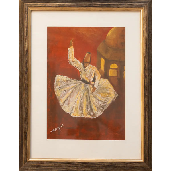 Dancing Dervishes Handmade Painting For Home Wall Decor #3