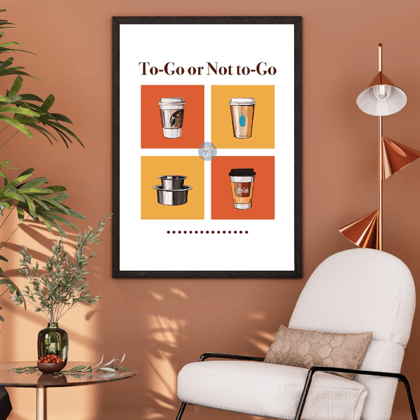 The Coffee Dilemma Painting by Bharath For Home Wall Decor