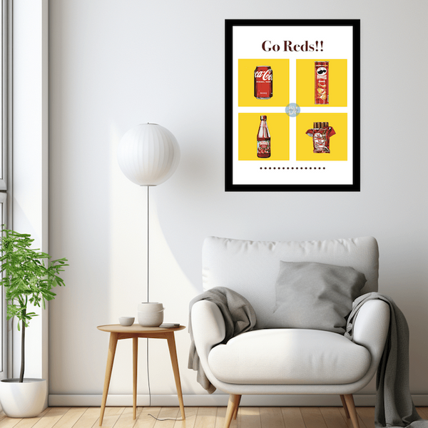 Red, Bold & Delicious! Painting by Bharath For Home Wall Decor