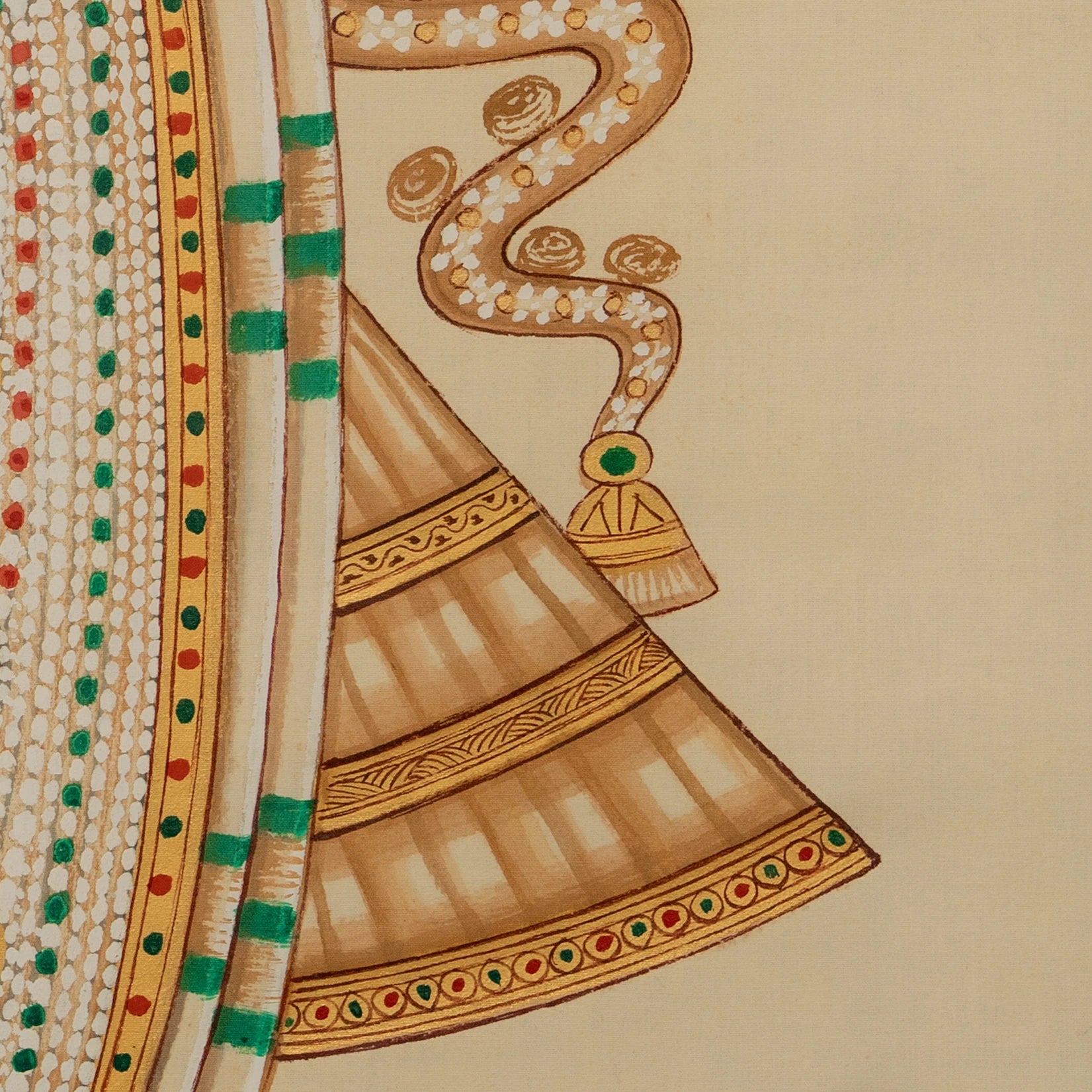 Shrinathji Rajbhog Swaroop Pichwai Handmade Painting