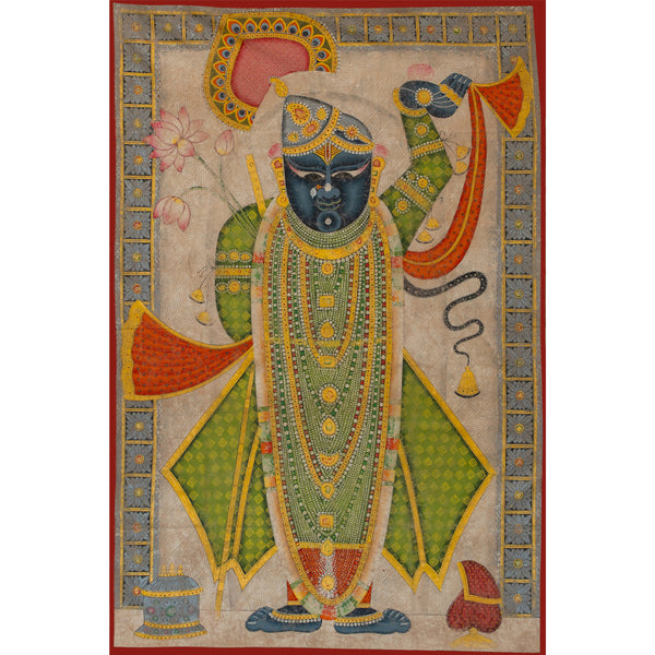 Exclusive Chappan Bhog Swaroop Handmade Pichwai Painting For Home Wall Decor