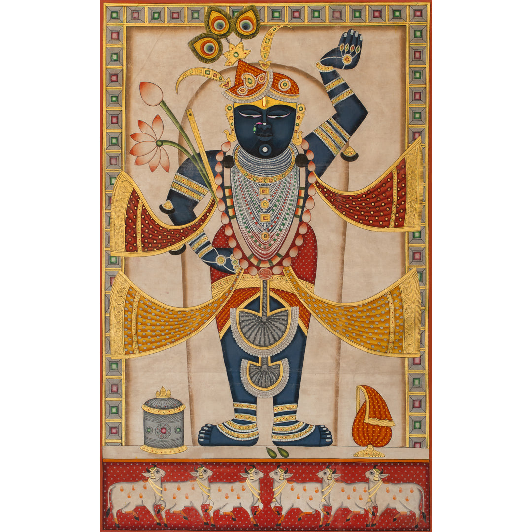 Exclusive Shri Malkhach Tipara Swaroop Painting For Home Wall Decor