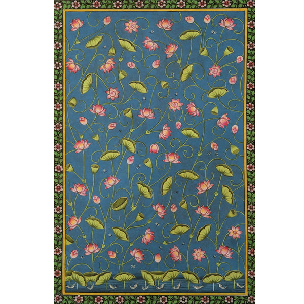 Kamal Talai Pichwai Handmade Painting (1)