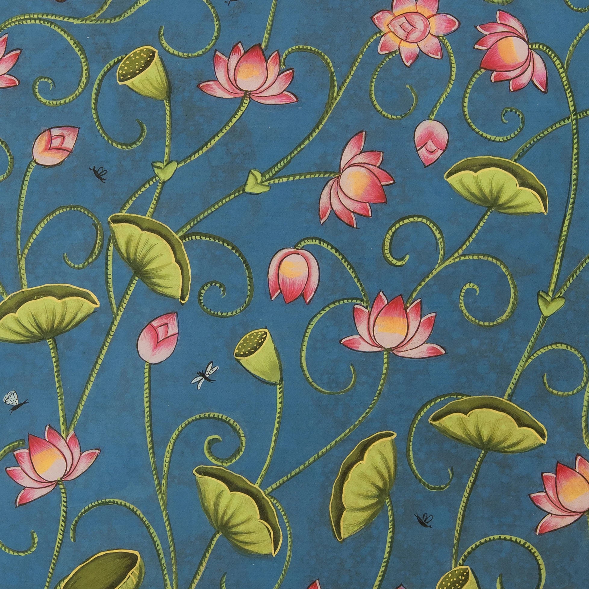 Kamal Talai Pichwai Handmade Painting (1)