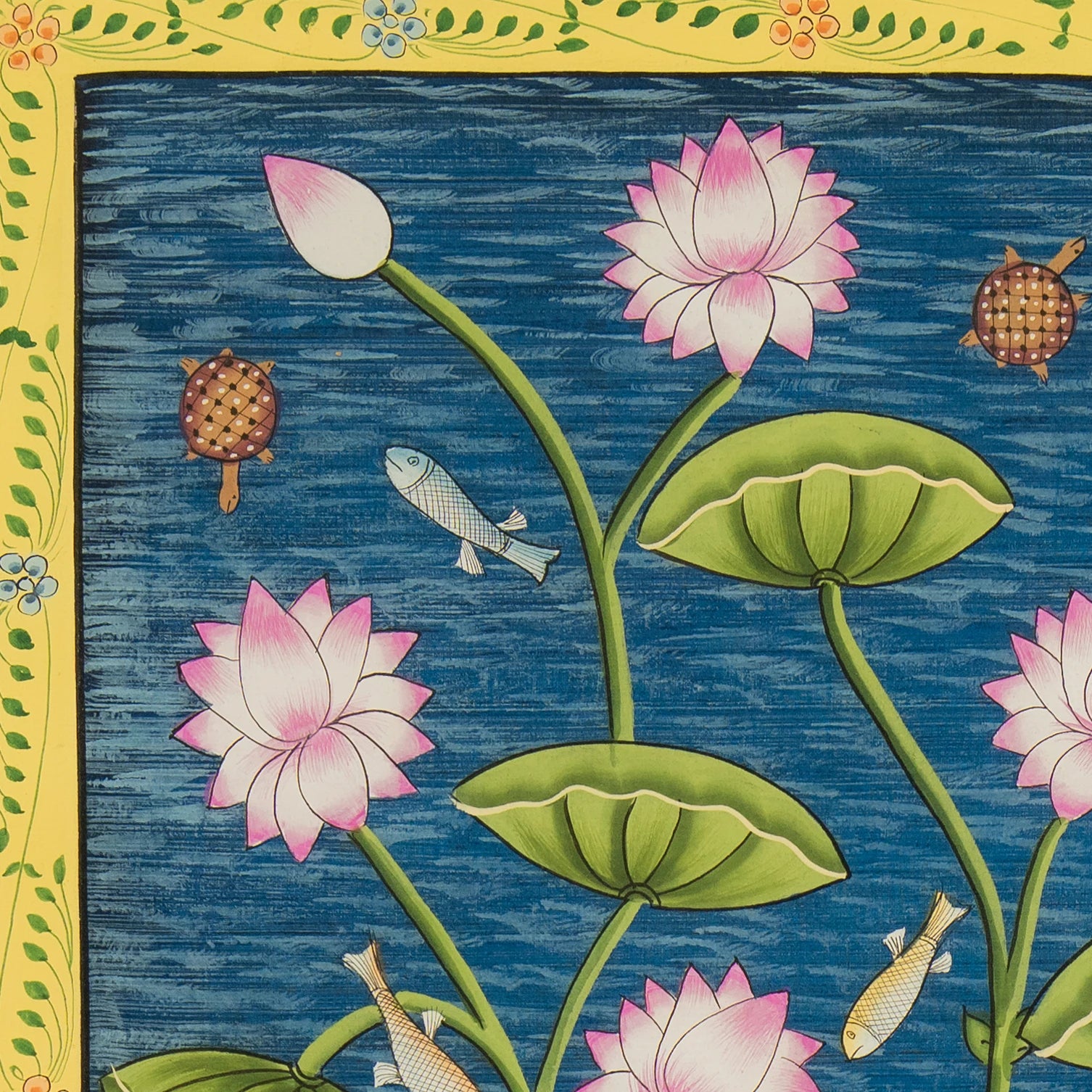 Kamal Talai Pichwai Handmade Painting (2)
