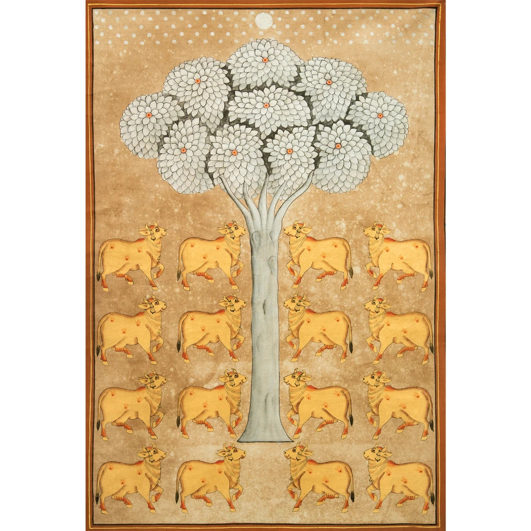Festival of Cows Pichwai Handmade Painting
